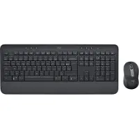 Logitech 920-011001, Langaton, Bluetooth, Kalvokytkin, AZERTY, Grafiitti, Sisältää hiiren