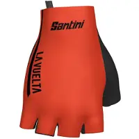 Santini La Vuelta Leader Kurze Handschuhe