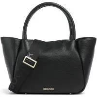 Bogner Wallis Raja Olkalaukku Nahka 27 cm Musta