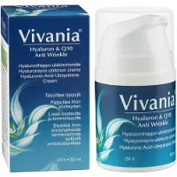 Kärkkäinen Vivania Hyaluron & Q10 Anti Wrinkle hyaluronihappo–ubikinonivoide 50 ml kasvovoide