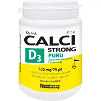 Vitabalans Calci Strong+ D3 120 kpl purutabletti