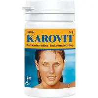 Kärkkäinen Karovit Beetakaroteeni 6 mg 140 tabl. ravintolisä