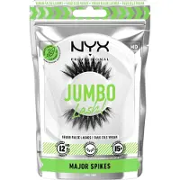 Nyx Jumbo Lash -ripset! Vegaaniset irtoripset, kesto jopa 12 tuntia. Uudelleenk ytett v t irtoripset - Major Spikes