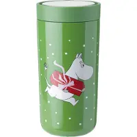 Stelton To Go Click termosmuki, 0,4 L, vihreä - Muumit