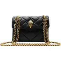 Kurt Geiger for woman. 1470805109 Mini Kensington leather bag black (OSFA), Casual