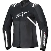 Alpinestars Stella T-SPS Air V2 -tekstiilitakki Musta/Valkoinen Naiset, size L