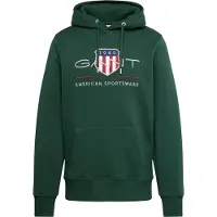 Gant Collegepaita hopeanharmaa / tummanvihreä / punainen / valkoinen