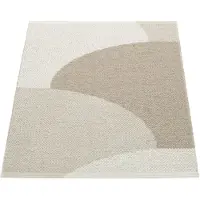 Pappelina Hill matto Dark Linen/Linen/Fossil Grey 70 x 90cm