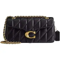 Coach Quilted Tabby Shoulder Bag 26 With Chain - Black - ONE SIZE