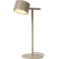 Lucide Led pöytävalaisin Gian, himmennettävä, Kerma/meripihka, Olohuone/ruokailutila, Metalli, Moderni