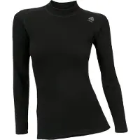 Aclima Women's WarmWool Crewneck Jet Black Kerrasto yläosat XL