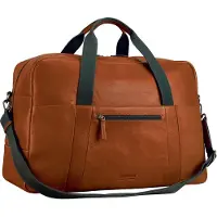 Leonhard heyden Hamburg Viikonloppukassi Nahka 52 cm Ruskea