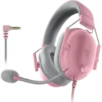 Razer Blackshark V2 X, Langallinen, 12 - 28000 Hz, Pelaaminen, 240 g, Kuulokkeet, Harmaa, Vaaleanpunainen (RZ04-03241200-R3M1)