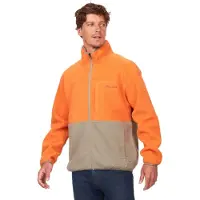 Marmot Men's Aros Fleece Jacket Tangelo/Vetiver Välikerrospuserot L