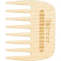 TEK Small Wide-Tooth Comb in Natural Wood