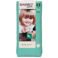 Bambo Nature Lasten vaippa, housuvaippa, ympäristömerkitty, Pants, 5, pitkä pakkaus, (Tall) - (3 kpl)