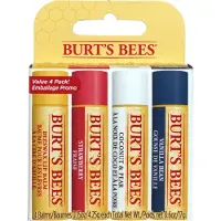 Burt's Bees Lip Balm 4 Pack Assorted 4pcs