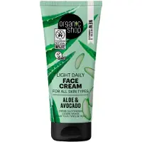 Organic Shop Light Daily Face Cream Aloe &amp; Avocado 50 ml
