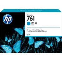 HP 761 -mustekasetti, 400 ml, syaani