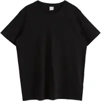 Lindex T Shirt Regular Solid - Black - 170