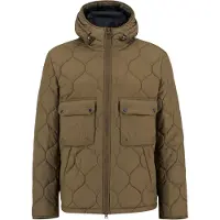 Barbour Re-Engineered Hooded Spey Quilted Jacket - Beige - M