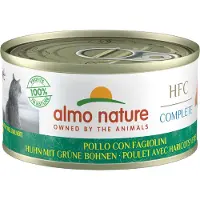 Almo nature 24x70g kana ja vihreät pavut HFC Complete kissanruoka
