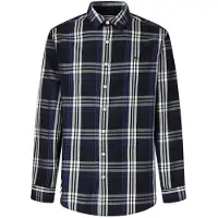 Pepe Jeans for man. PM3090824 Codar navy shirt (S), Casual, Cotton, Long sleeve