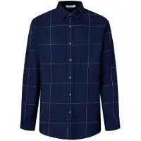 Pepe Jeans for man. PM3090812 Coventry navy shirt (XXL), Casual, Cotton, Long sleeve