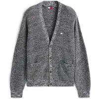 Tommy Hilfiger Tjm Rlx Badge Multi Twist Cardi - Grey - M