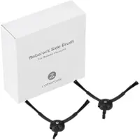 Roborock Qrevo/S8/S7 Max Ultra/Q8 Max/Q5 -sivuharja 2 kpl, musta