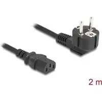 DeLOCK 81326, 2 m, Virtapistoke tyyppi E+F, IEC C13, H05VV-F, 250 V