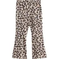 Lindex Flared Leggings In Velour - Beige - 110
