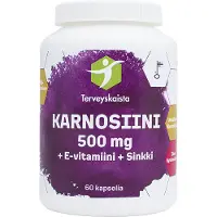 Terveyskaista Karnosiini 500 mg, 60 kaps