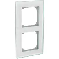 Schneider ELECTRIC EXXACT SOLID 2-OSAINEN KEHYS LASI KIRKAS VALKOINEN (WDE004036)