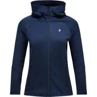 Peak Performance W Rider Essentials Zip Hood Blue Shadow/Blue Shadow - L