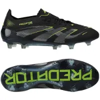 Adidas Predator Elite Fg Electric Stealth - Musta/harmaa/lucid Sitruuna - Nurmi (Fg), koko 36