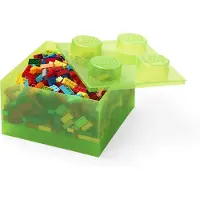 LEGO Säilytyslaatikko - 4 Silmukat - Translucent Light - - OneSize - Laatikot