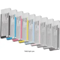 Epson T6065 -mustekasetti, 220 ml, vaaleansyaani