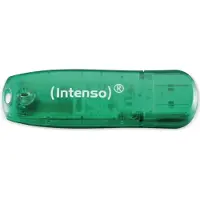 Intenso Rainbow Line U2 8 GB USB flash drive, read speeds up to 32 MB/s, write speeds up to 6.5 MB/s, bootable (3502460)