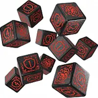Q-workshop Game Of Thrones Targaryen Noppasetit 10xd6 10