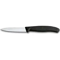Victorinox Swiss Classic 6.7693.2 Straight/Wavy, Black, set of 2 vegetable knives, 8 cm