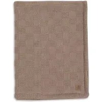 Jollein Viltti 75x100 cm Box Knit/Velvet, Milky Coffee
