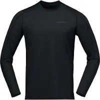 Norrøna falketind equaliserUll Long Sleeve M's Caviar Black - M