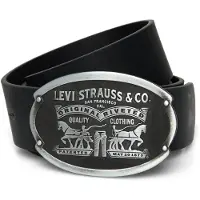 Levis Accessories Vyö 'Billy' hopeanharmaa / musta