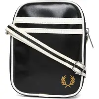 Fred perry for man. L1179 Small classic black crossbody bag (OSFA), Casual, Recycled Polister, Sustainable