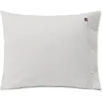 Lexington Pin Point Gray Cotton Pillowcase - Grey - 50X90