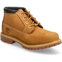 Timberland for woman. TB1233997131 Nellie brown lace-up chukka boots (41 W), Beige, Flat, Nubuck, Laces, Casual
