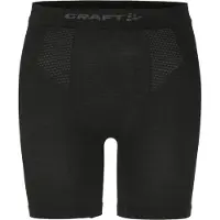 Craft Men's Wool Seamless Boxer 6-Inch Black Alusvaatteet XS/S