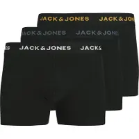 Jack & Jones Bokserishortsit 'JACCONOR' kullankeltainen / savunharmaa / musta / valkoinen