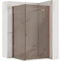 REA Hugo suihkukaappi 100x90 Copper Brush